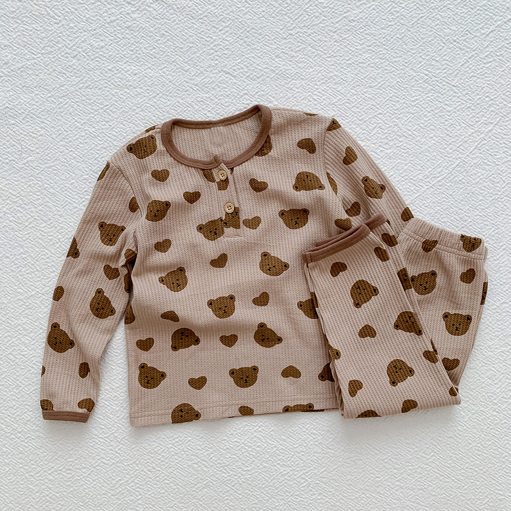 Set đồ bé trai, bé gái dài tay phong cách Hàn Quốc, Quần áo trẻ em thu đông dễ thương cho bé