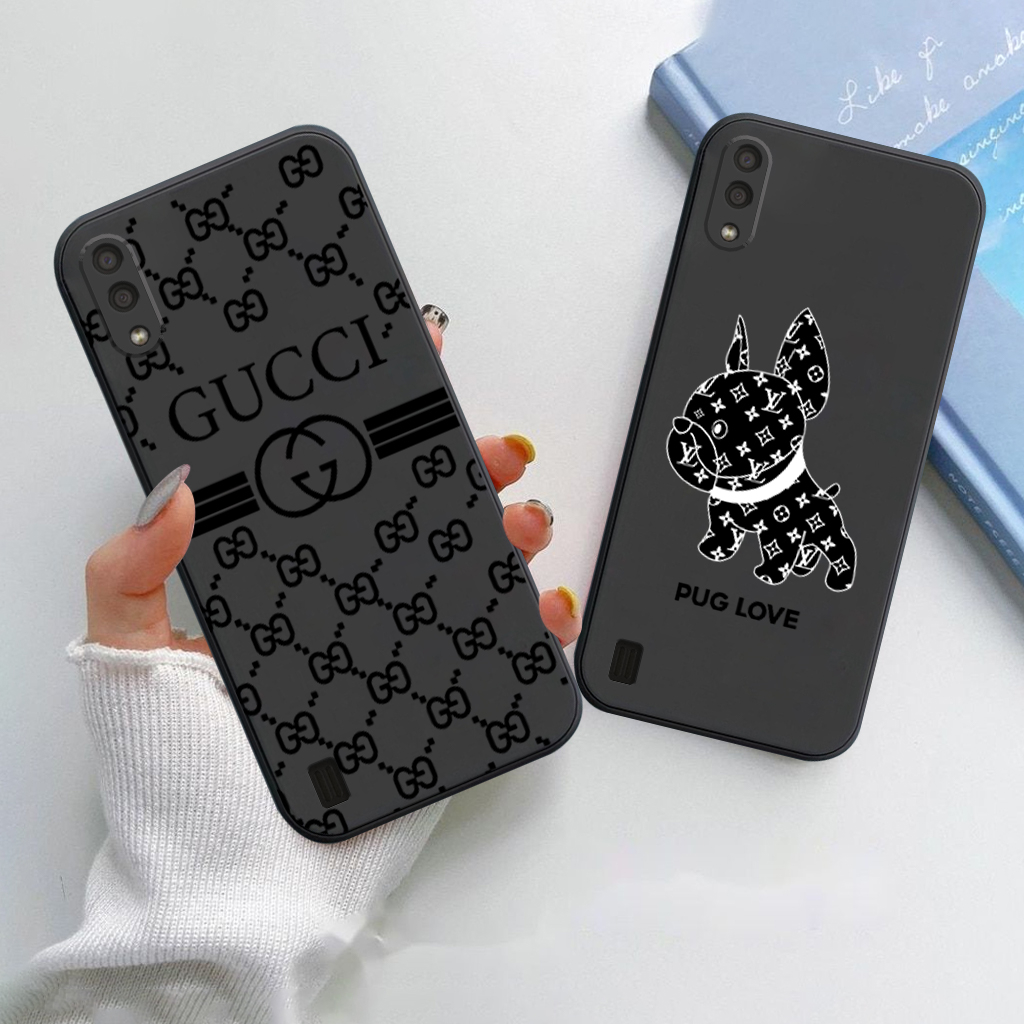Ốp lưng Samsung A01, A02, M02 silicon dẻo, tpu mềm hình thom brownee, guccii, nikee