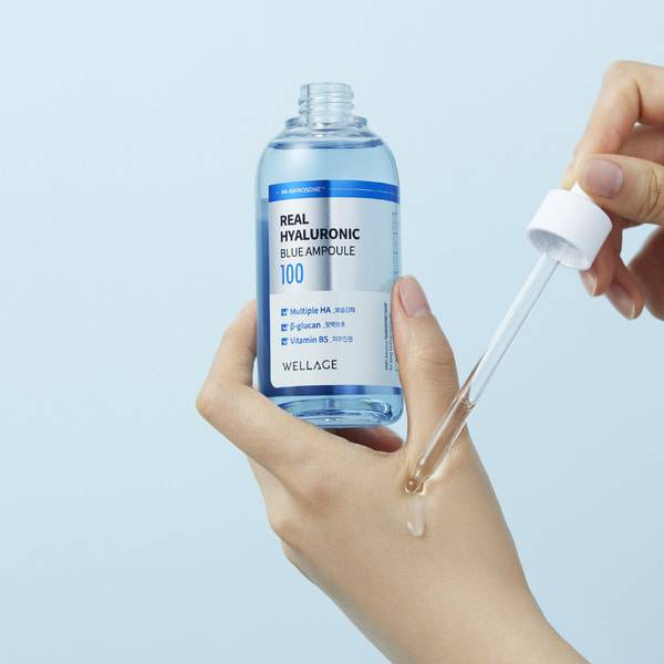 Tinh Chất Cấp Ẩm Phục Hồi Da Wellage Real Hyaluronic Blue Ampoule 75ml
