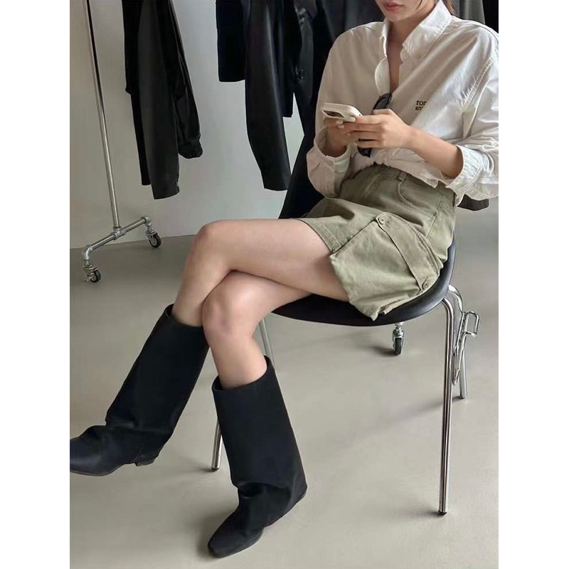 Sơ mi croptop form rộng style Hàn 🍪bymelimeli