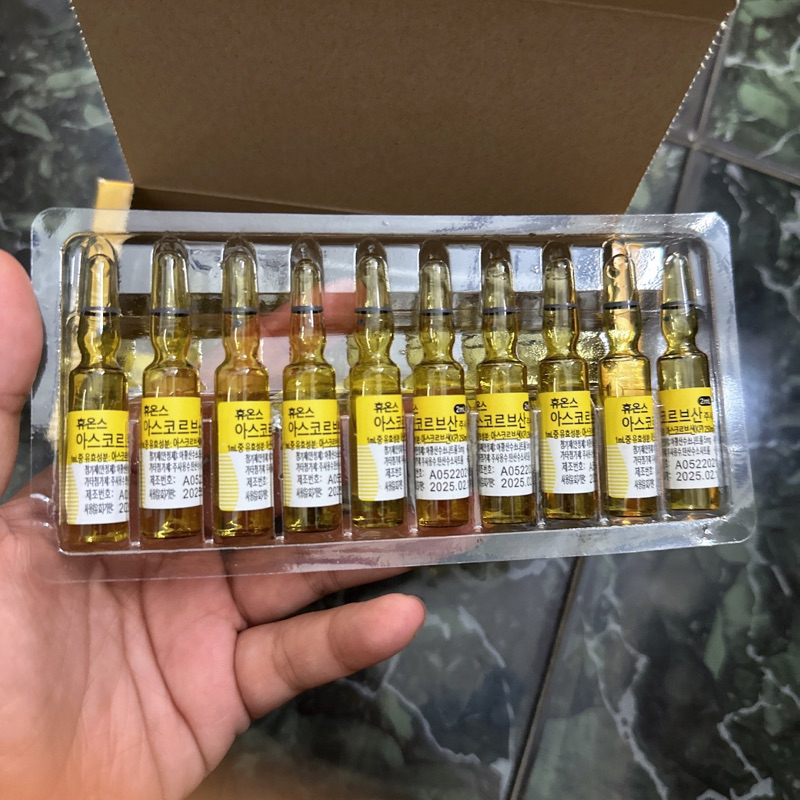 Vitamin C cấy tảo  - Vỉ 10 Ống Vitamin C cấy tảo
