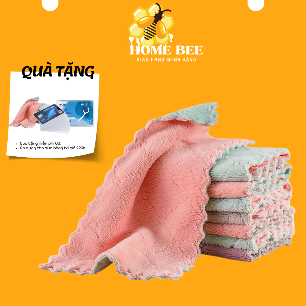 Khăn lau bếp đa năng 2 mặt siêu thấm hút nước