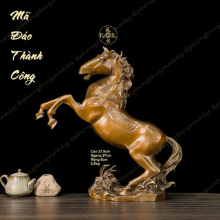 Ngựa đồng mã đáo thành công - tượng đồng phong thủy