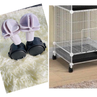 💥💥 Bánh Xe + Chốt (Lắp Ghép Chuồng Thú Cưng Đa Năng)