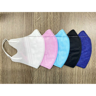Khẩu trang 5d bisou túi 10 cái 5 màu
