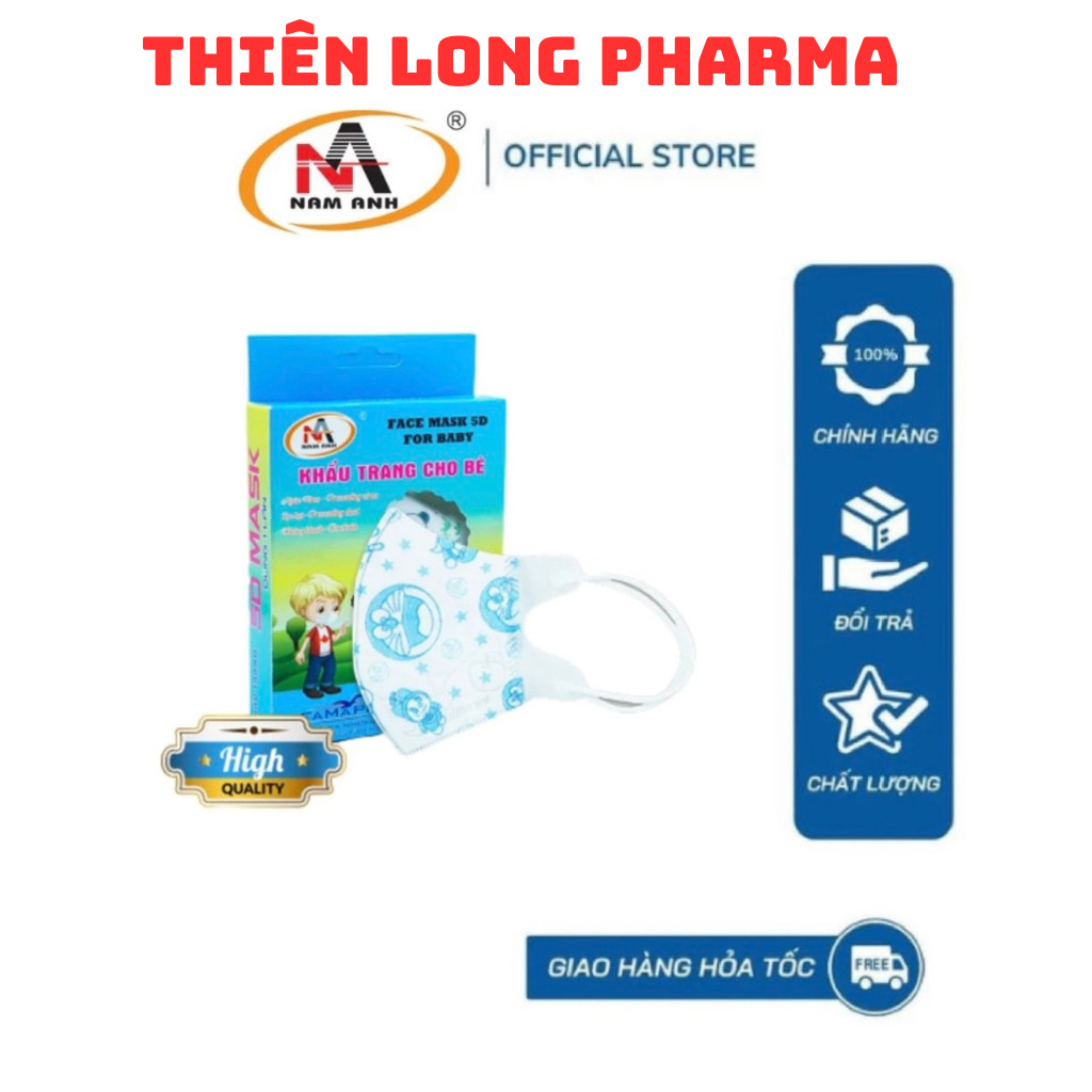 Khẩu trang 5d baby chun FAMAPRO