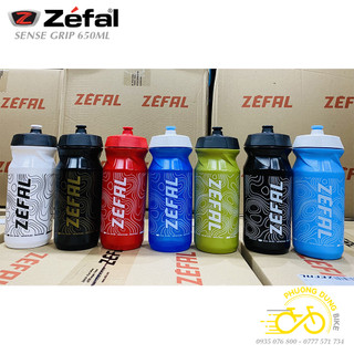 Bình nước xe đạp zefal sense grip 650ml 2024