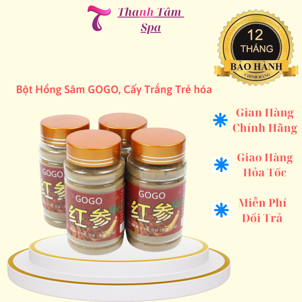 Hồng Sâm Hàn Quốc GOGO dùng trong spa thẩm mỹ viện