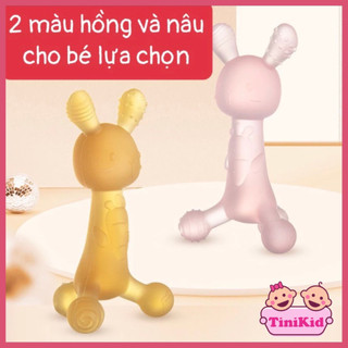 Gặm nướu cho bé sơ sinh Silicon NaNo cao cấp Hình thỏ Tinikid