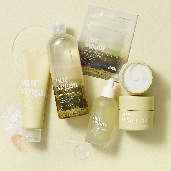 Mặt nạ dấp cá thuần chay Manyo Our Vegan Heartleaf CICA mask