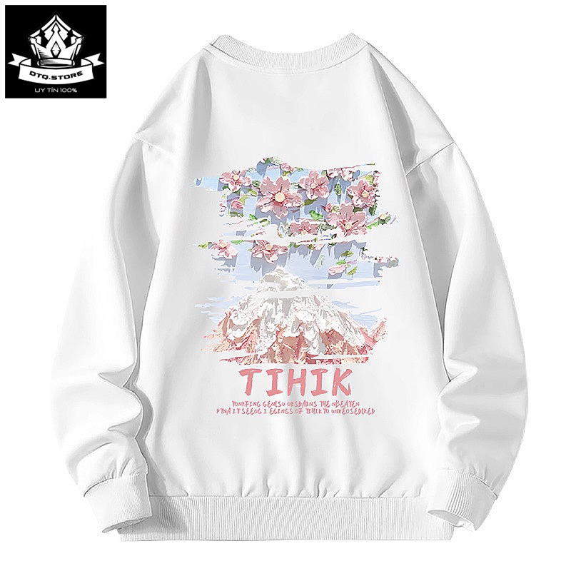 Áo Sweater Nam Nữ Form Rộng Chất Nỉ Cotton, Áo thun dài tay  Cổ Tròn Mẫu Mới Hót Nhất 2023 A14
