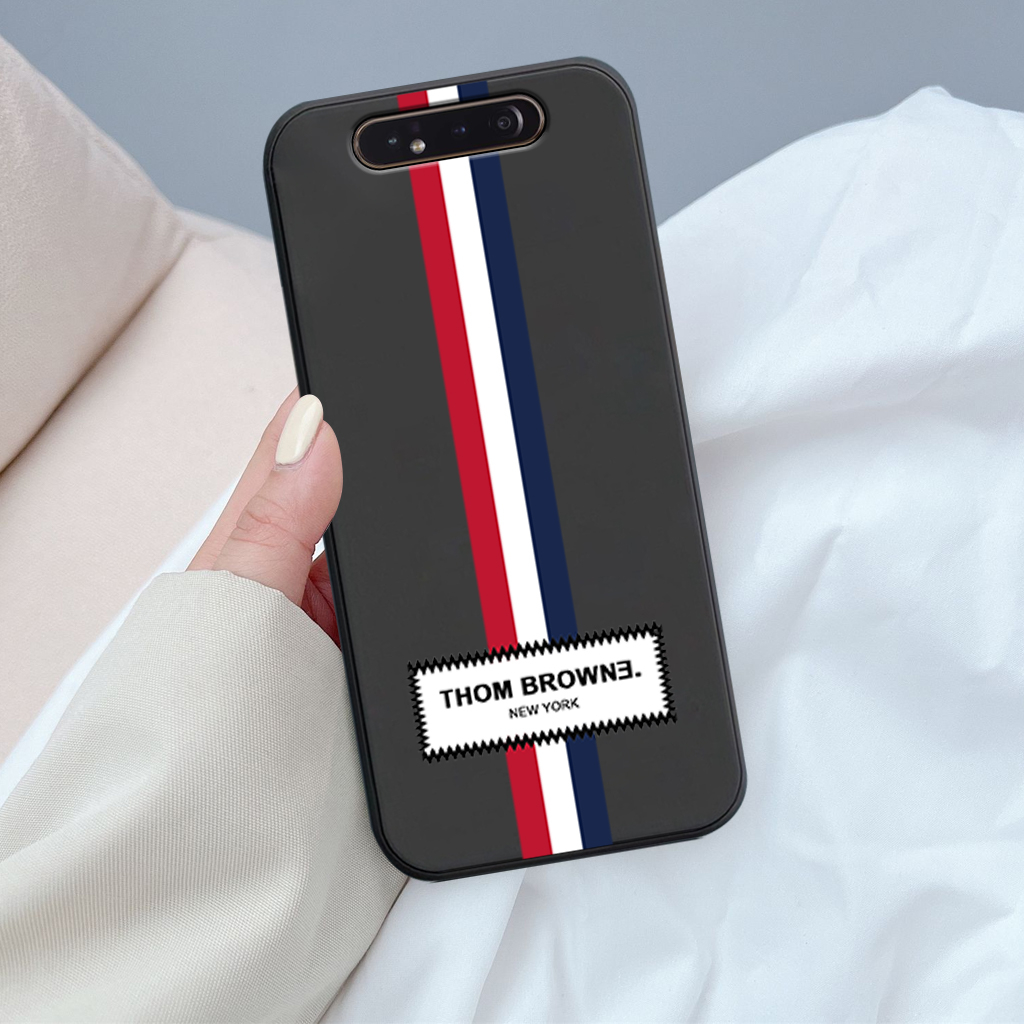 Ốp lưng Samsung A80, A90 4G silicon dẻo, tpu mềm hình thom brownee, guccii, nikee