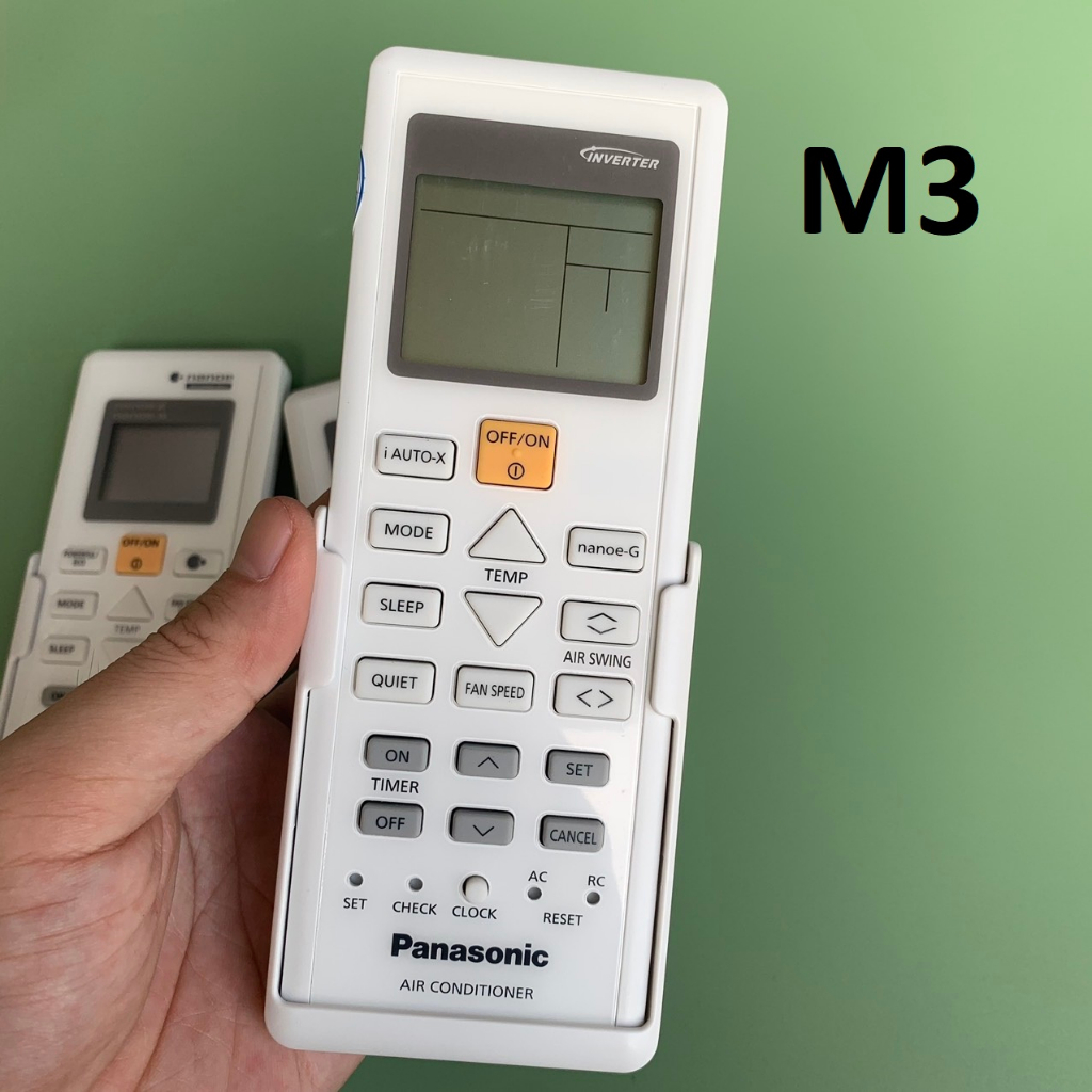 Điều khiển điều hoà Panasonic chính hãng zin theo máy, Remote máy lạnh Panasonic Inverter 2 chiều và 1 chiều - Hàng mới