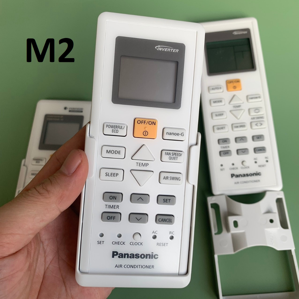 Điều khiển điều hoà Panasonic chính hãng zin theo máy, Remote máy lạnh Panasonic Inverter 2 chiều và 1 chiều - Hàng mới