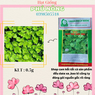 Hạt giống rau má lá nhỏ Cánh Đồng Xanh 0,5gr