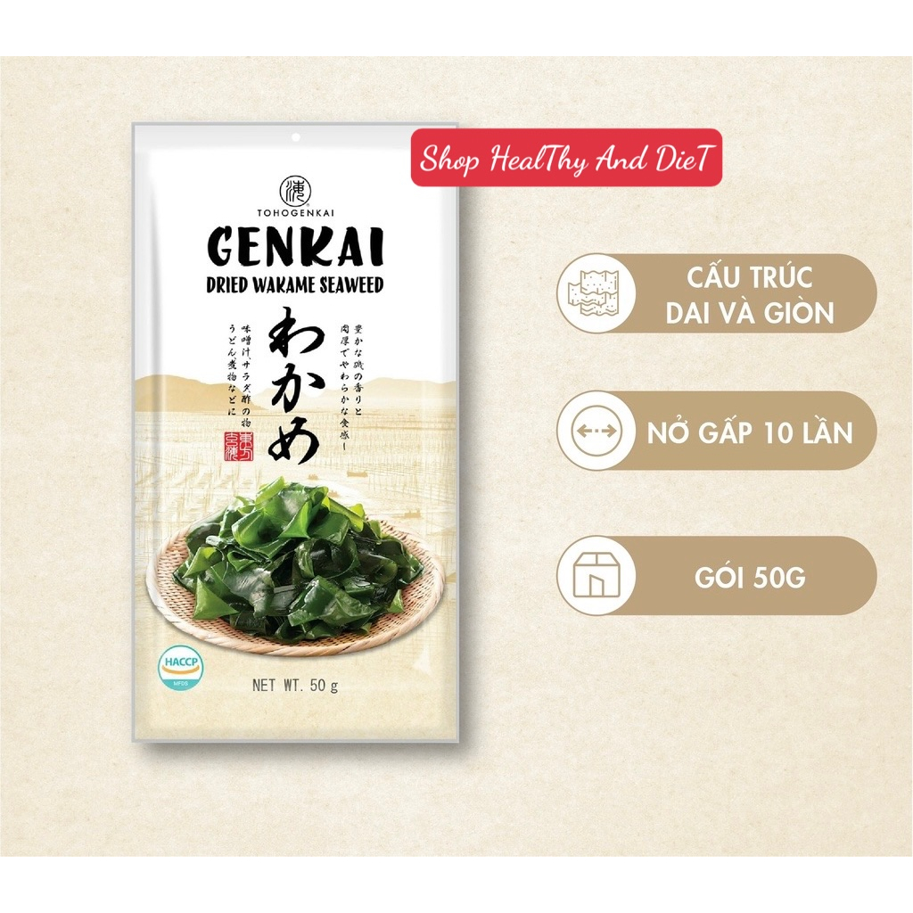 Rong Biển Nấu Canh GENKAI 50gr