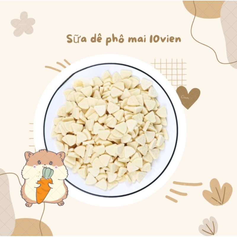phô mai sữa dê dành cho hamster 10v