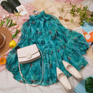 Đầm hoa vintage