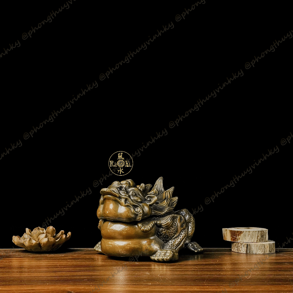 Thiềm Thừ Mở Nắp - Lư Trầm Cóc Tài Lộc - Tượng Đồng Phong Thủy