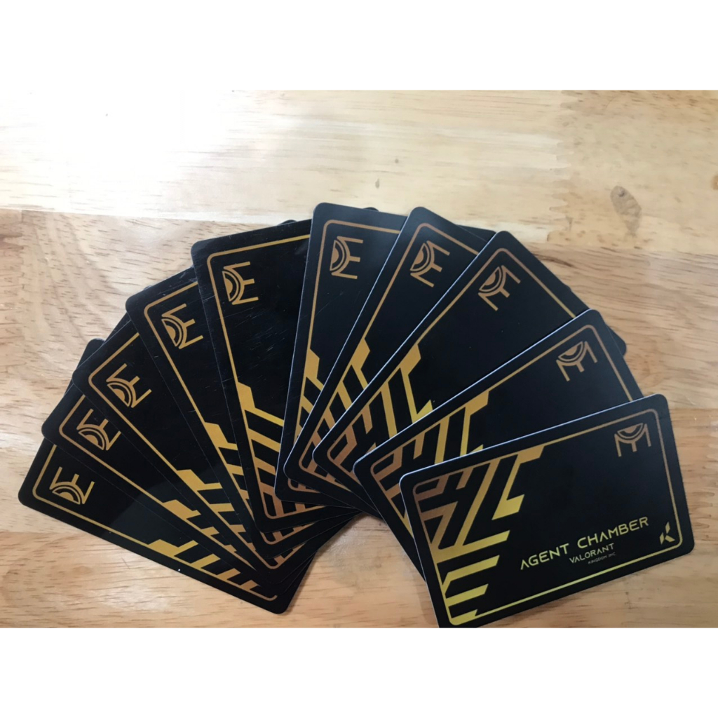 Valorant Chamber Card Agent, Trademark và Rendezvouz - Thẻ bài mô hình Chamber Card trong Valorant