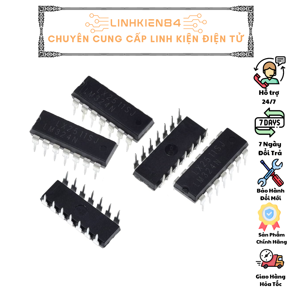 IC Chức Năng OPAM LM324