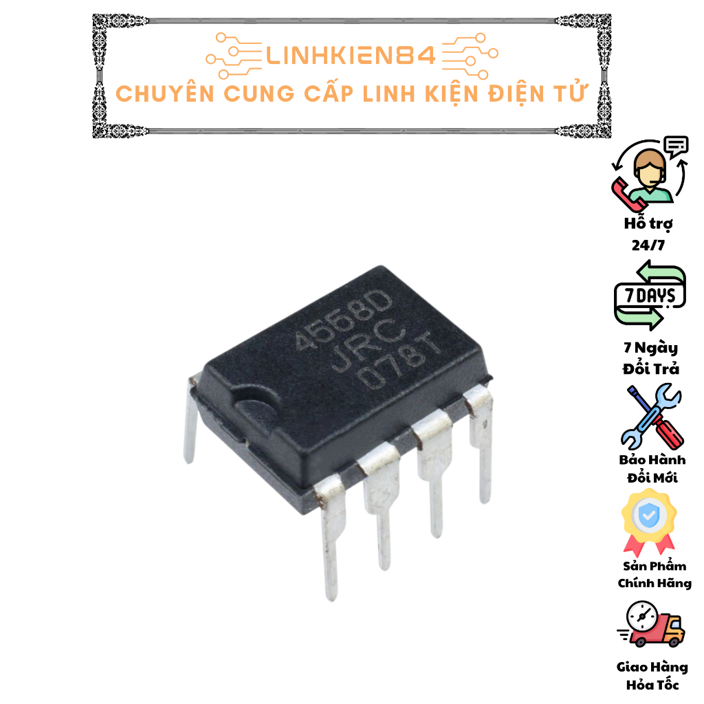 IC Chức Năng OPAM 4558