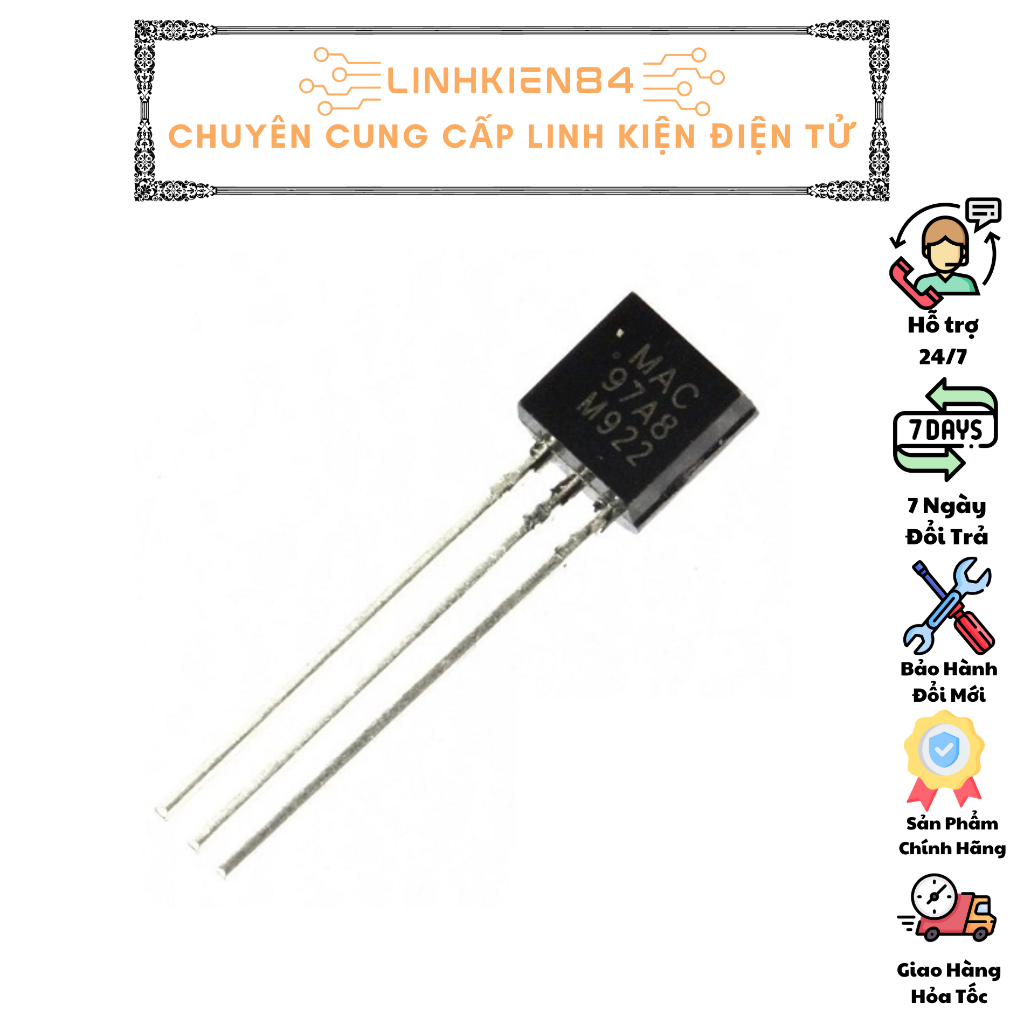 IC Chức Năng Triac MAC97A8 MAC97A6 TO92