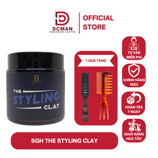 Sáp vuốt tóc nam saigon hustlers the styling clay 100g