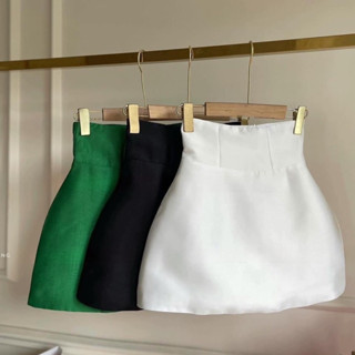 Chân Váy Tafta Xòe Nhẹ Có Lót Quần Trong Siêu Xinh, Chân váy chữ A vải Tacta không nhăn