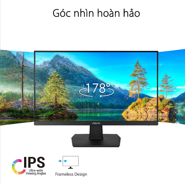Màn hình Asus VA24ECE / 5ms/ 75HZ/ 250cd/m2/ IPS/ USB Type C)