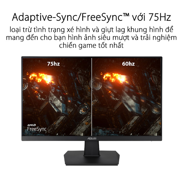 Màn hình Asus VA24ECE / 5ms/ 75HZ/ 250cd/m2/ IPS/ USB Type C)