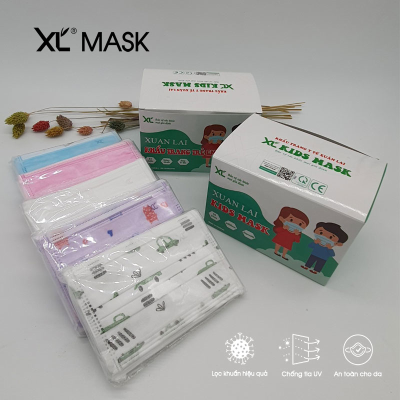 Khẩu trang y tế XL Mask cho trẻ em ( màu ngẫu nhiên )