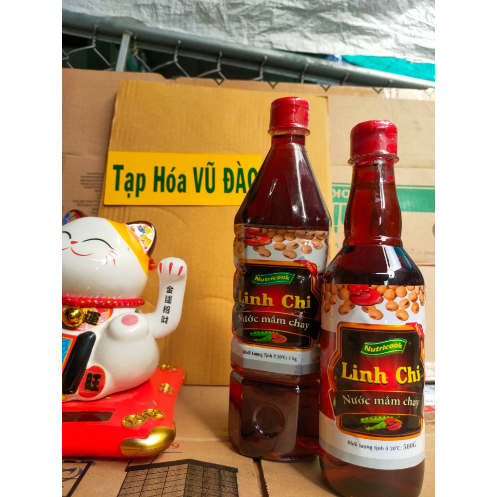 Nước mắm chay Linh Chi chai 500ml / 1 lít