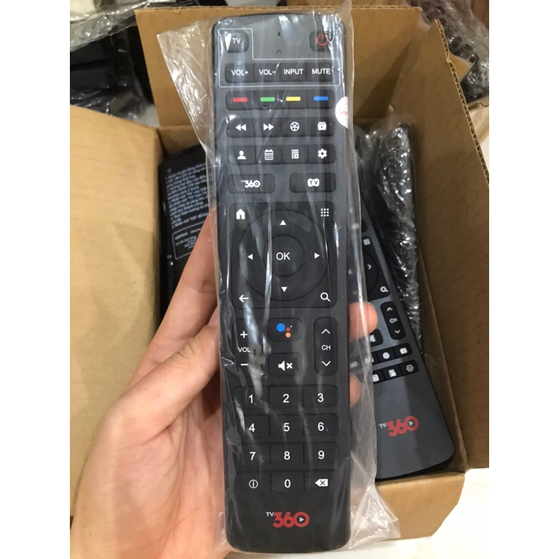 Điều khiển giọng nói TV 360 chính hãng Viettel đi kèm box viettel Remote đầu thu TiVi 360 hàng mới và cũ