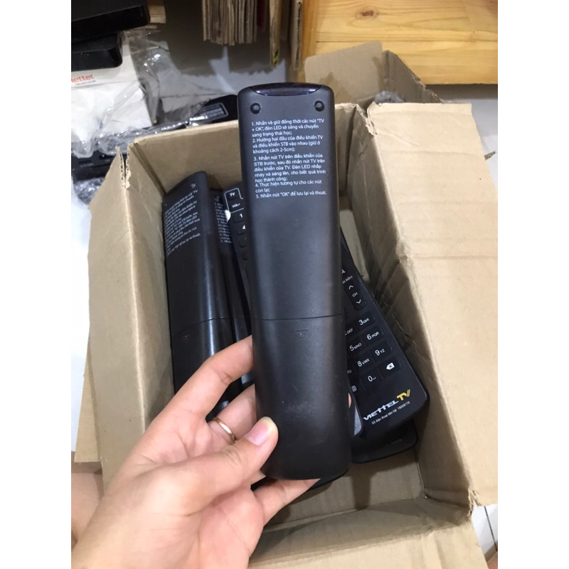 Điều khiển giọng nói TV 360 chính hãng Viettel đi kèm box viettel Remote đầu thu TiVi 360 hàng mới và cũ