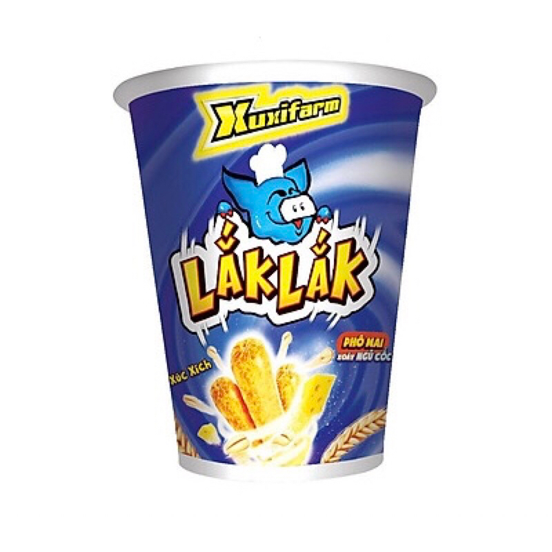 Xúc Xích Xuxifarm Lắk Lắk Phô Mai Lốc Xoáy + Lắk Lắk Phô Mai Xoáy Ngũ Cốc + Chấm Chấm Sốt cà