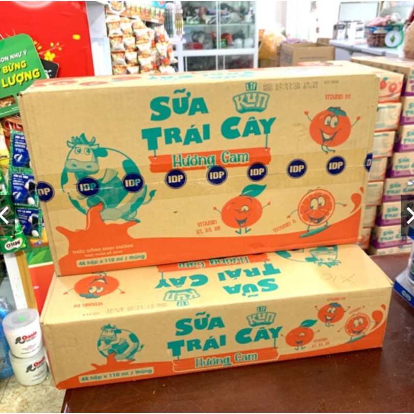 Sữa Kun 110ml nhiều vị Date mới - Compo 6 lốc / 24 hộp