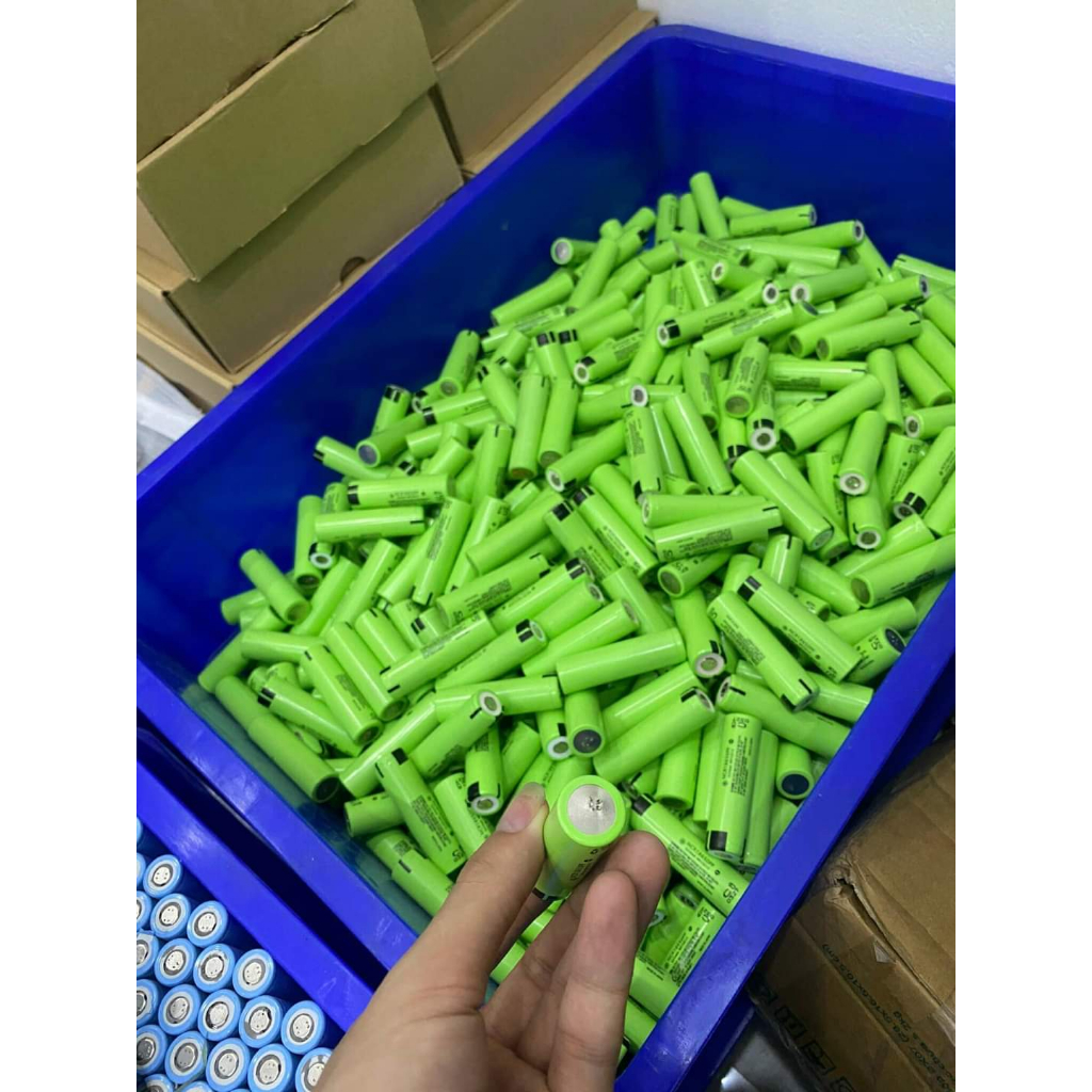 Pin 18650 Panasonic dung lượng 3600mAh - 3.7V xả 20A  -Tháo khối