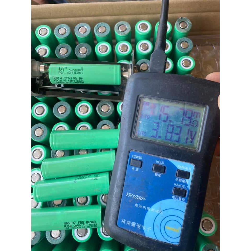 Pin 18650 Samsung 25R dung lượng 2800mAh - 3.7V xả 25A
