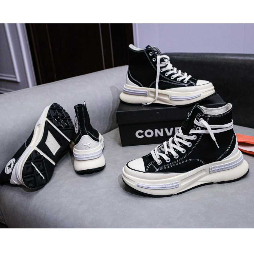 Giày Convers Run Star Legacy CX Black Hight Full Box.