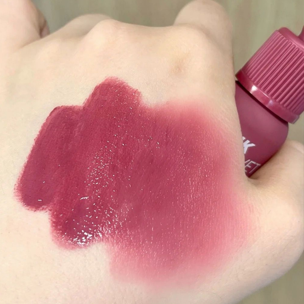 Son Ink Peripera Màu 41 Cool Off Rosy hồng đất pha chút ánh tím Velvet Lip Tint  Kem Lì