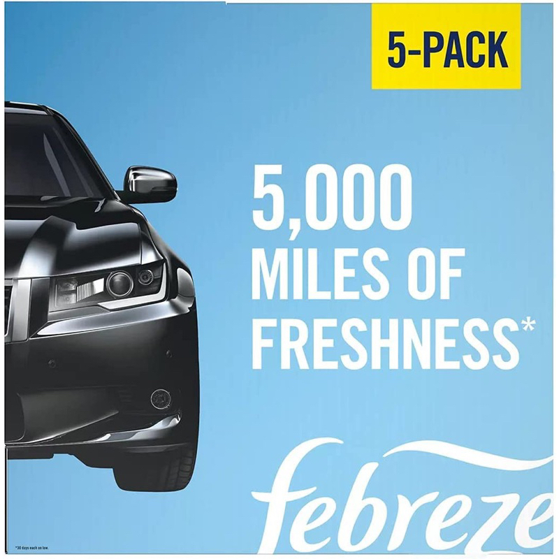 SET 5 LỌ NƯỚC HOA KHỬ MÙI XE Ô TÔ FEBREZE CHÍNH HÃNG