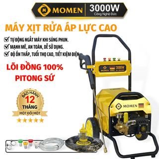 Máy rửa xe công nghiệp cao áp MO3000pre dùng cho tiệm rửa xe chuyên dụng - Công suất 3000W - Dùng thử 7 ngày miễn phí