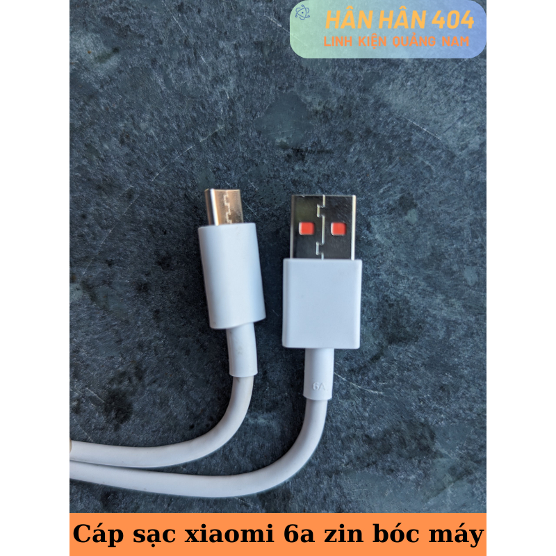 Cáp Sạc nhanh xiaomi 6a zin bóc máy
