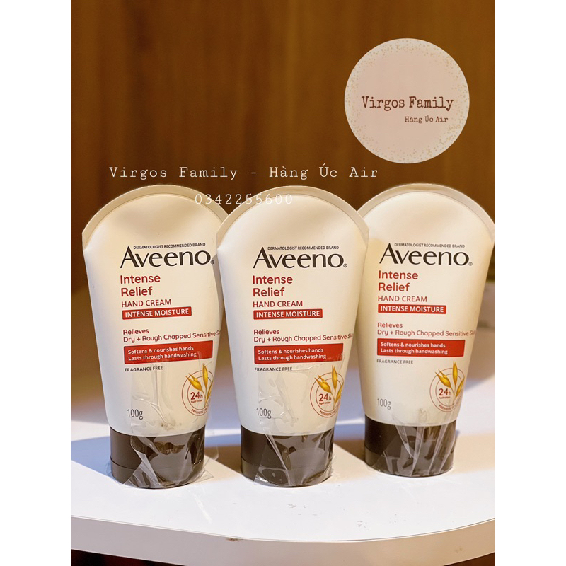 Kem dưỡng tay Aveeno Intense Relief Hand Cream 100g