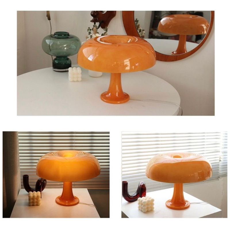 Mushroomlamp glass