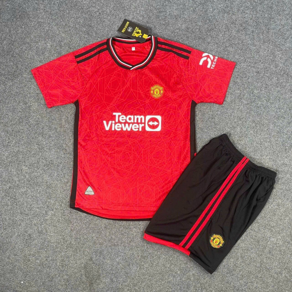 Quần áo bóng đá các CLB dành cho trẻ em 18kg-50kg vải mè , co dãn 4 chiều, shop in tên số,hàng nhập khẩu thái lan