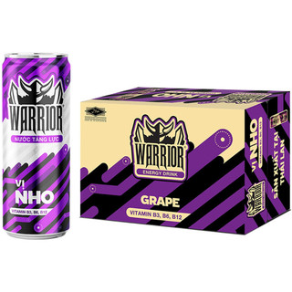 [HỎA TỐC]THÙNG 24 LON NƯỚC WARRIOR NHO (LON TÍM)_KK0206