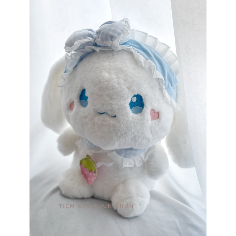 Gấu bông Cinna đeo bờm nơ cao cấp sz 35cm