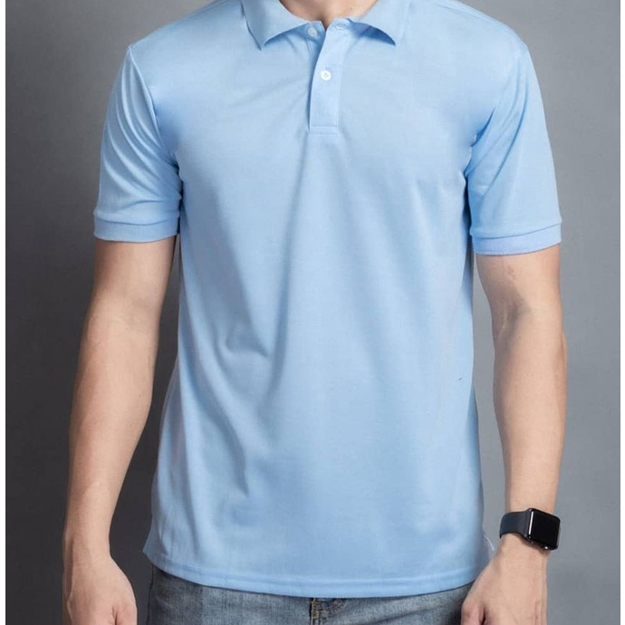 Áo thun Polo Trơn cổ trụ Nam Nữ, Thanh lịch và Trẻ trung phù hợp phối đồ Công sở & Dạo phố, vải Cotton cá sấu dày co dãn